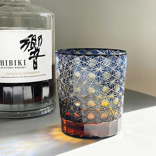 Cobalt Constellation Crystal Glass