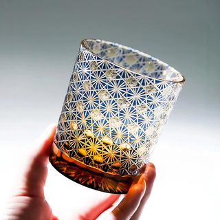 Cobalt Constellation Crystal Glass