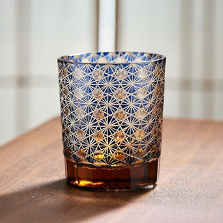 Cobalt Constellation Crystal Glass