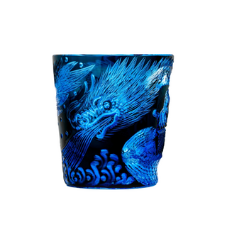 Abyssal Mosasaur Crystal Glass