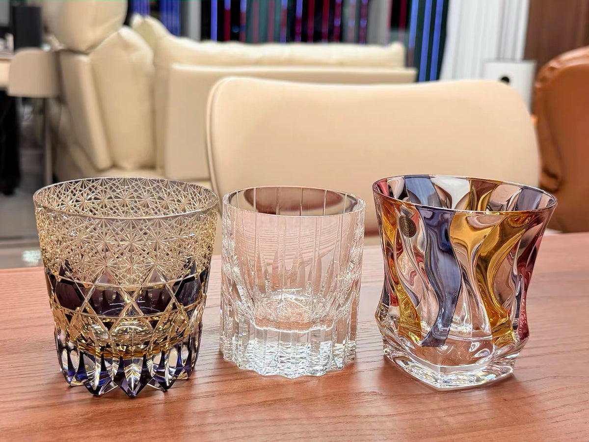 Amethyst Crown Crystal Glass