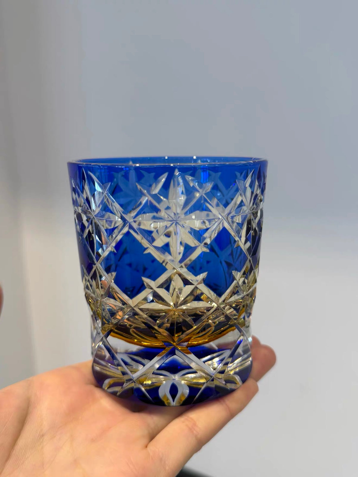 Azure Clover Crystal Glass