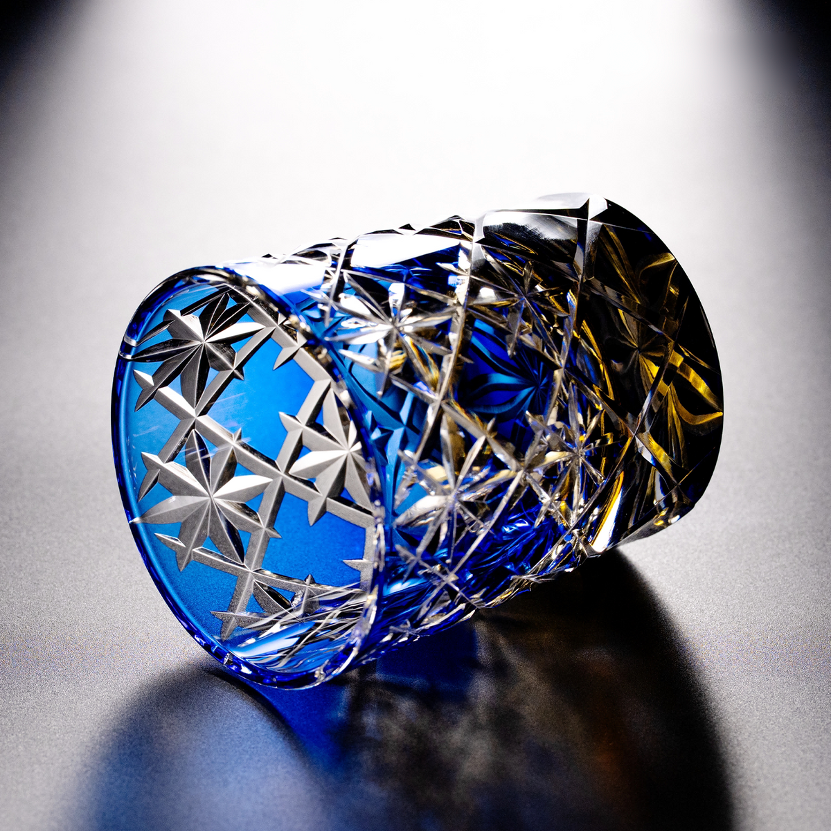 Azure Clover Crystal Glass