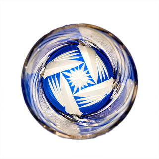 Azure Orbit Crystal Glass