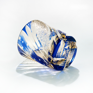 Azure Orbit Crystal Glass