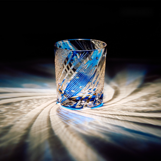Azure Orbit Crystal Glass