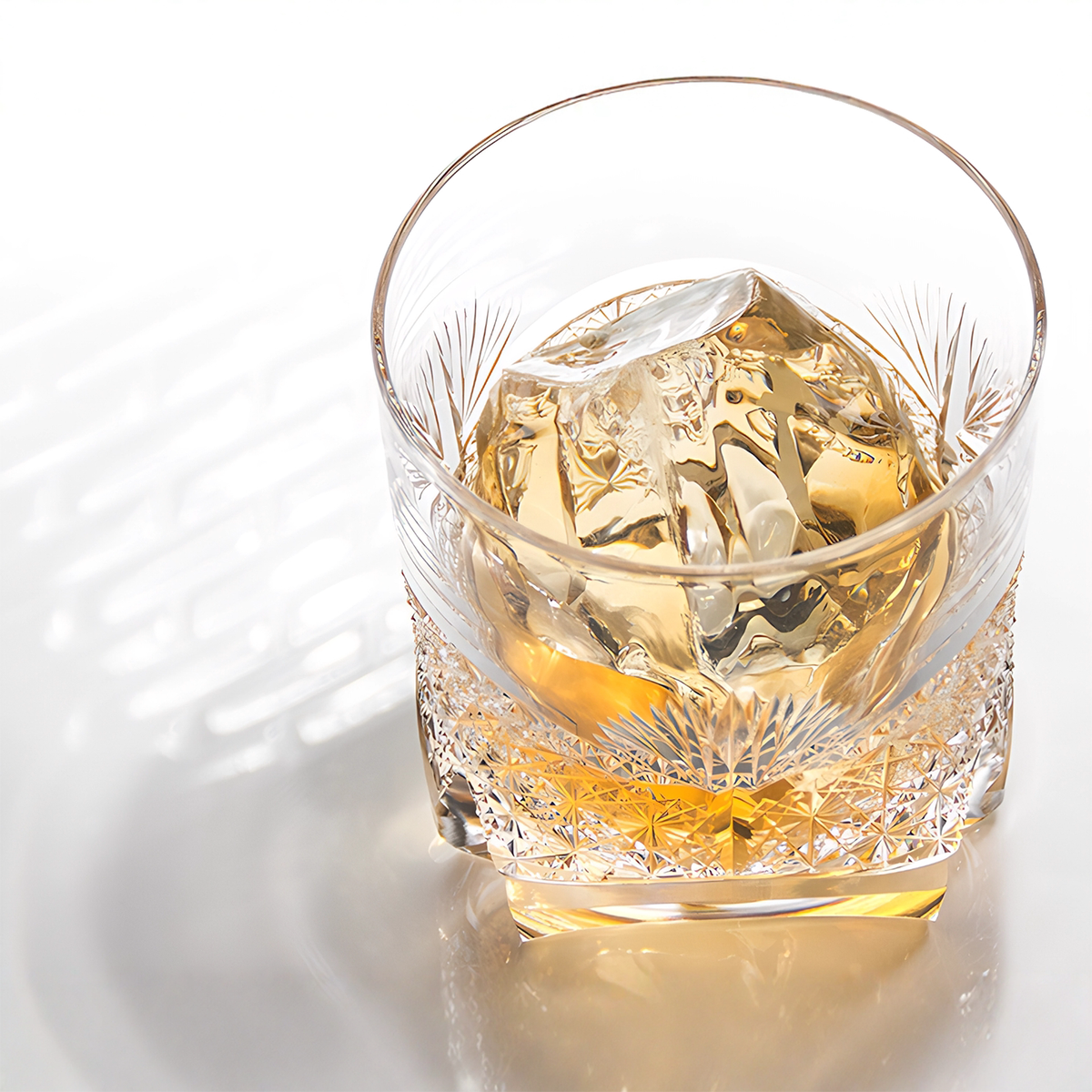 Bamboo Bloom Crystal Glass