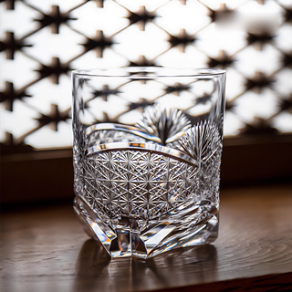 Bamboo Bloom Crystal Glass