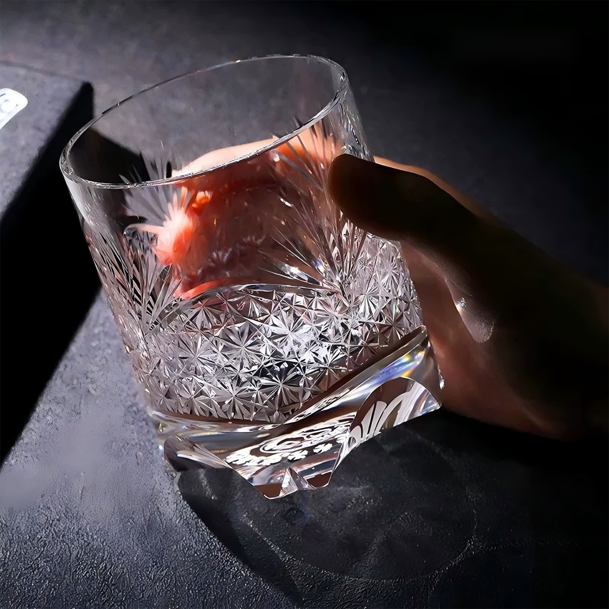 Bamboo Bloom Crystal Glass