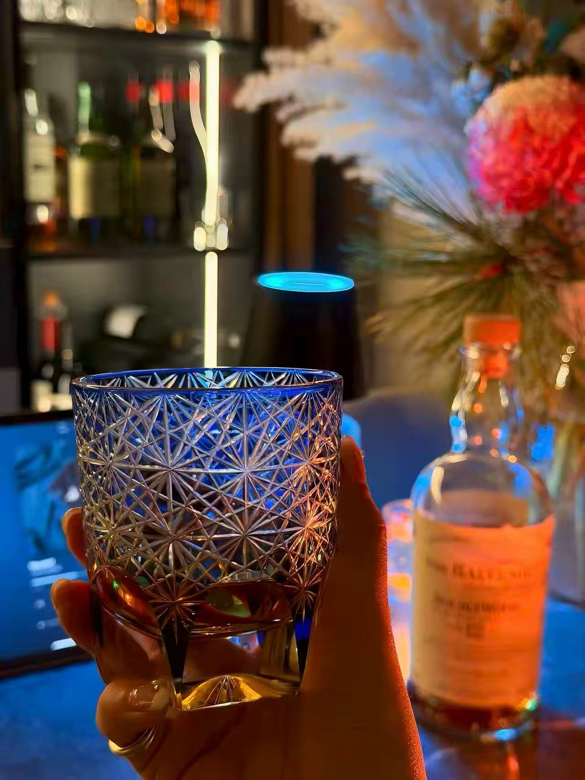 Chrysanthemum Crystal Glass (Large)