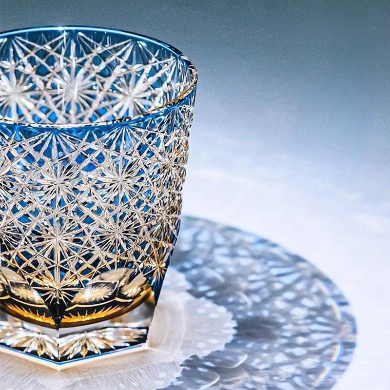 Chrysanthemum Crystal Glass (Large)