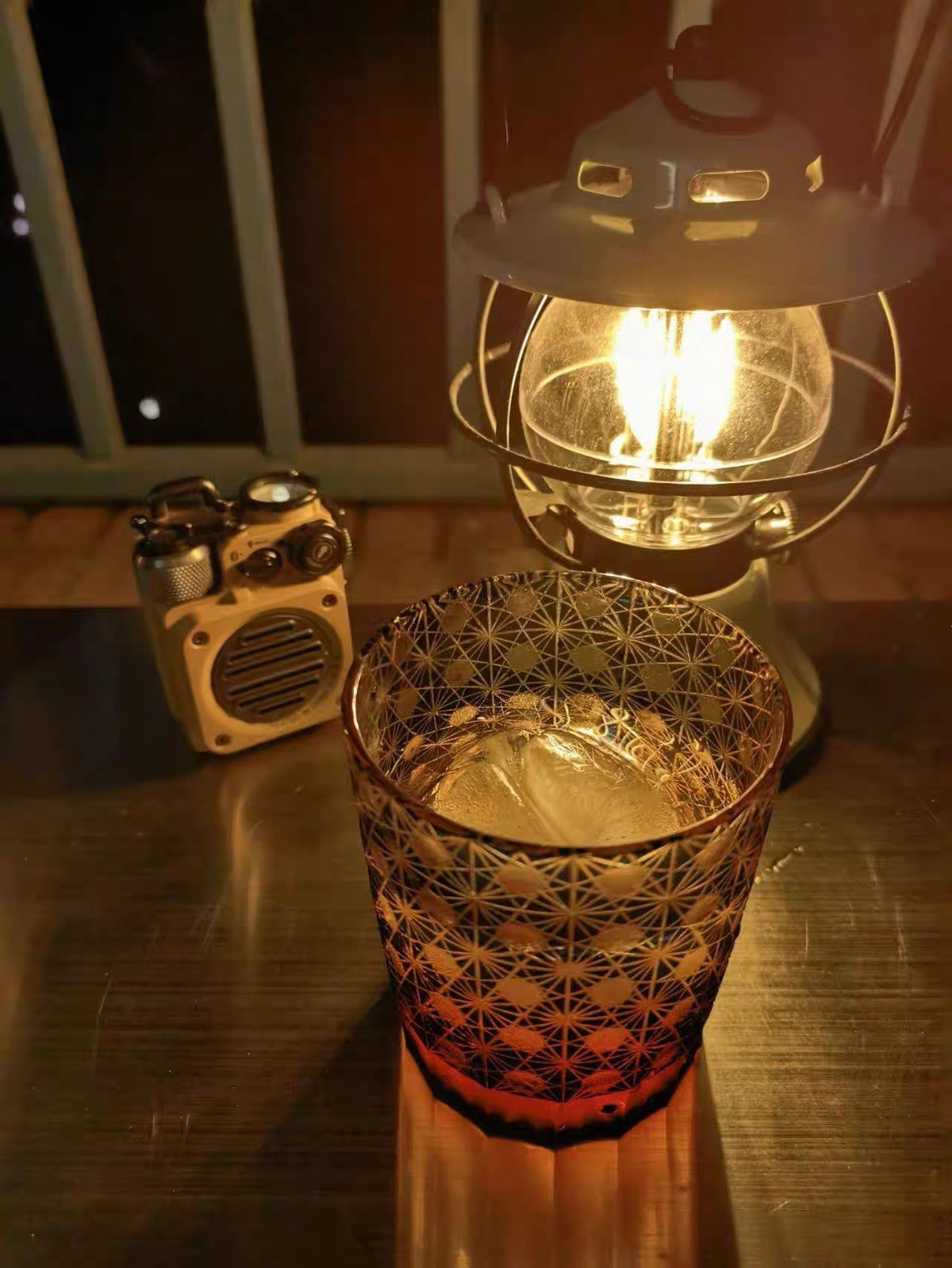 Cobalt Constellation Crystal Glass