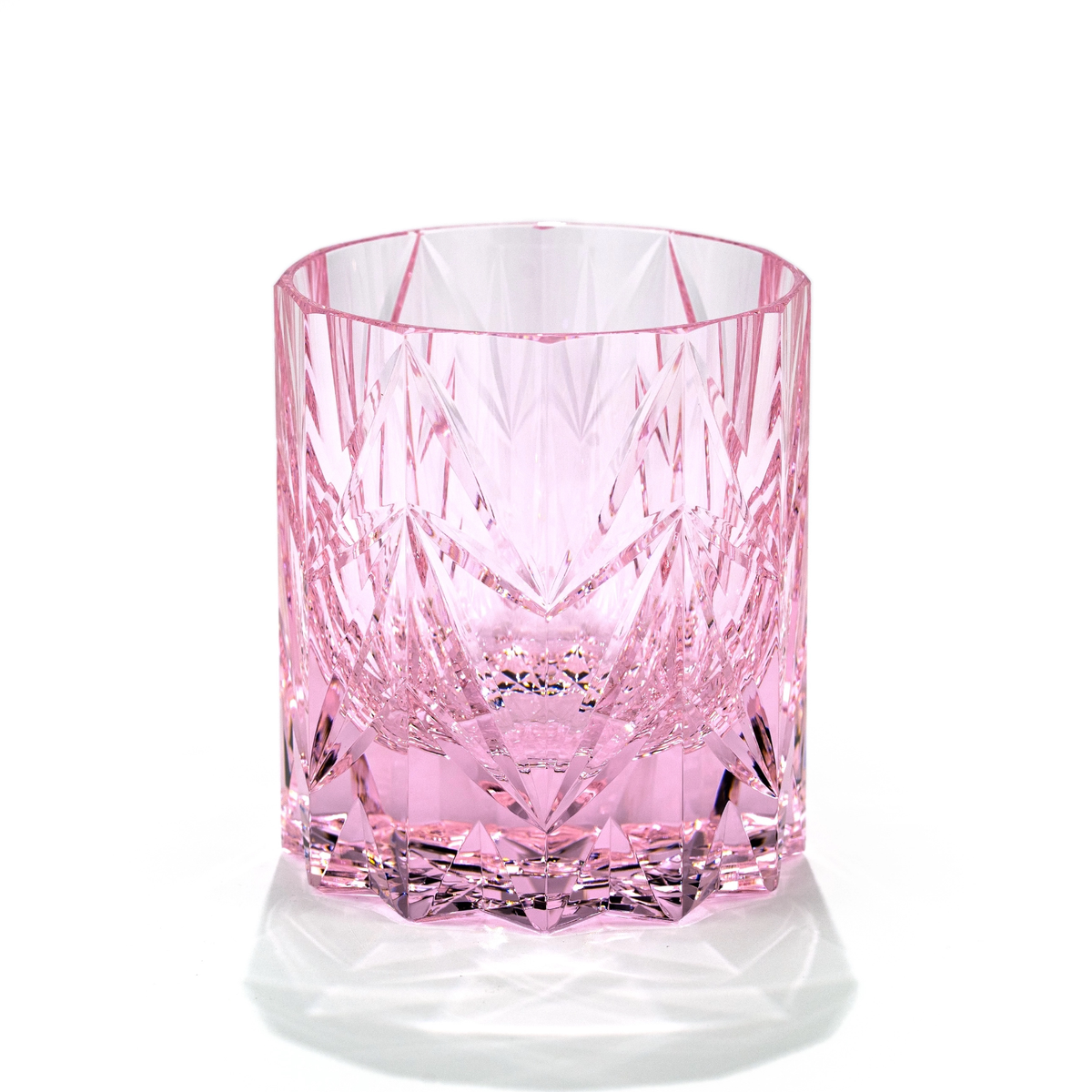 Phoenix Dance Crystal Glass — Pink