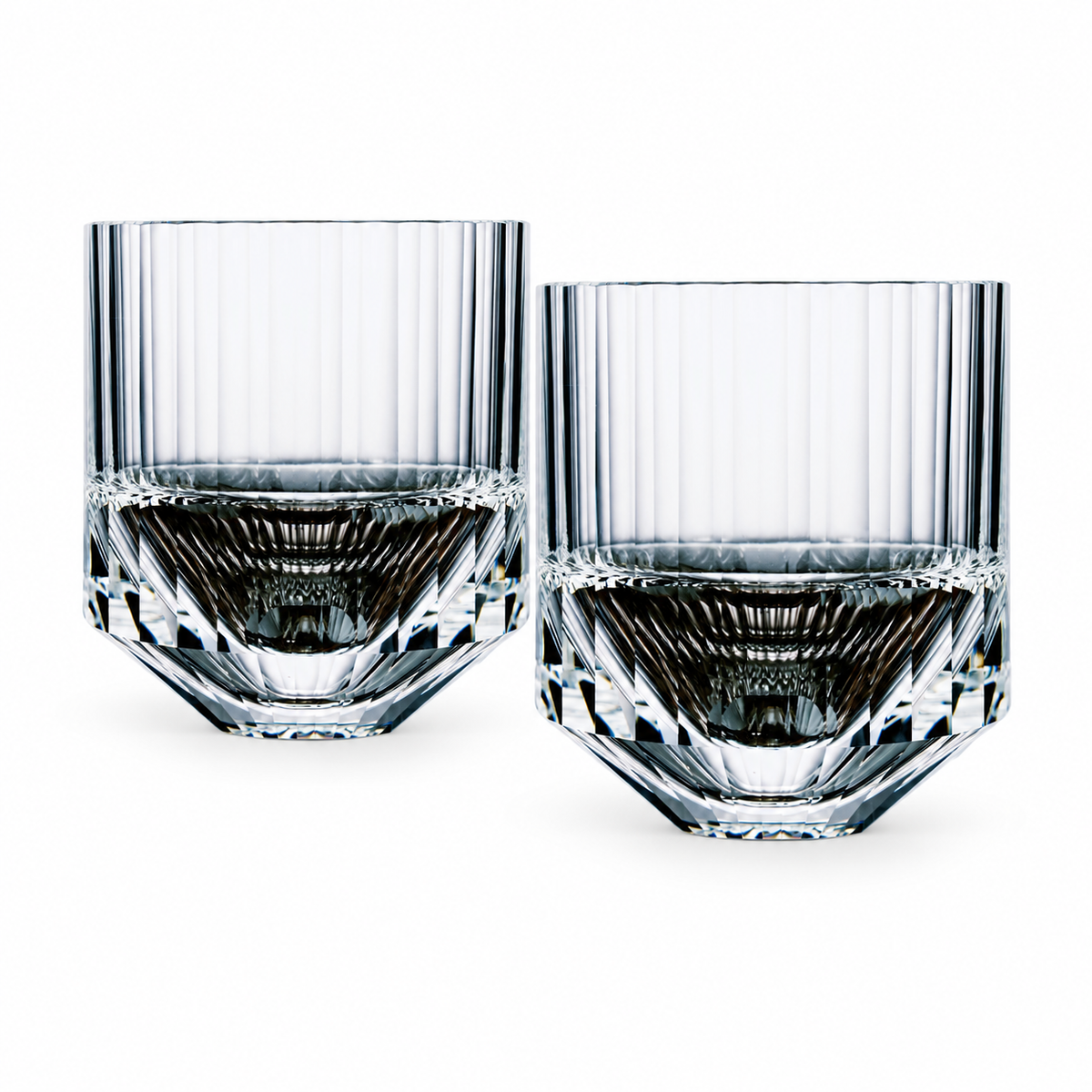 Prism Crystal Glass — Set of Two