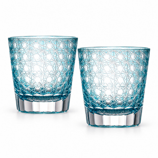 Ice Chrysanthemum Crystal Glass — Set of Two