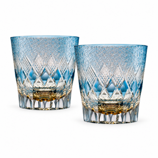 Mirage Crystal Glass — Sapphire — Set of Two