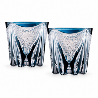Midnight Current Crystal Glass — Set of Two