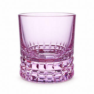 Harvest Cut Crystal Glass — Pink — Single Glass