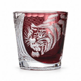 Roaring Tiger Crystal Glass — Purple — Single Glass