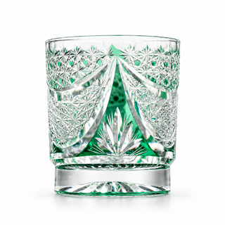 Emerald Galaxy Crystal Glass — Single Glass