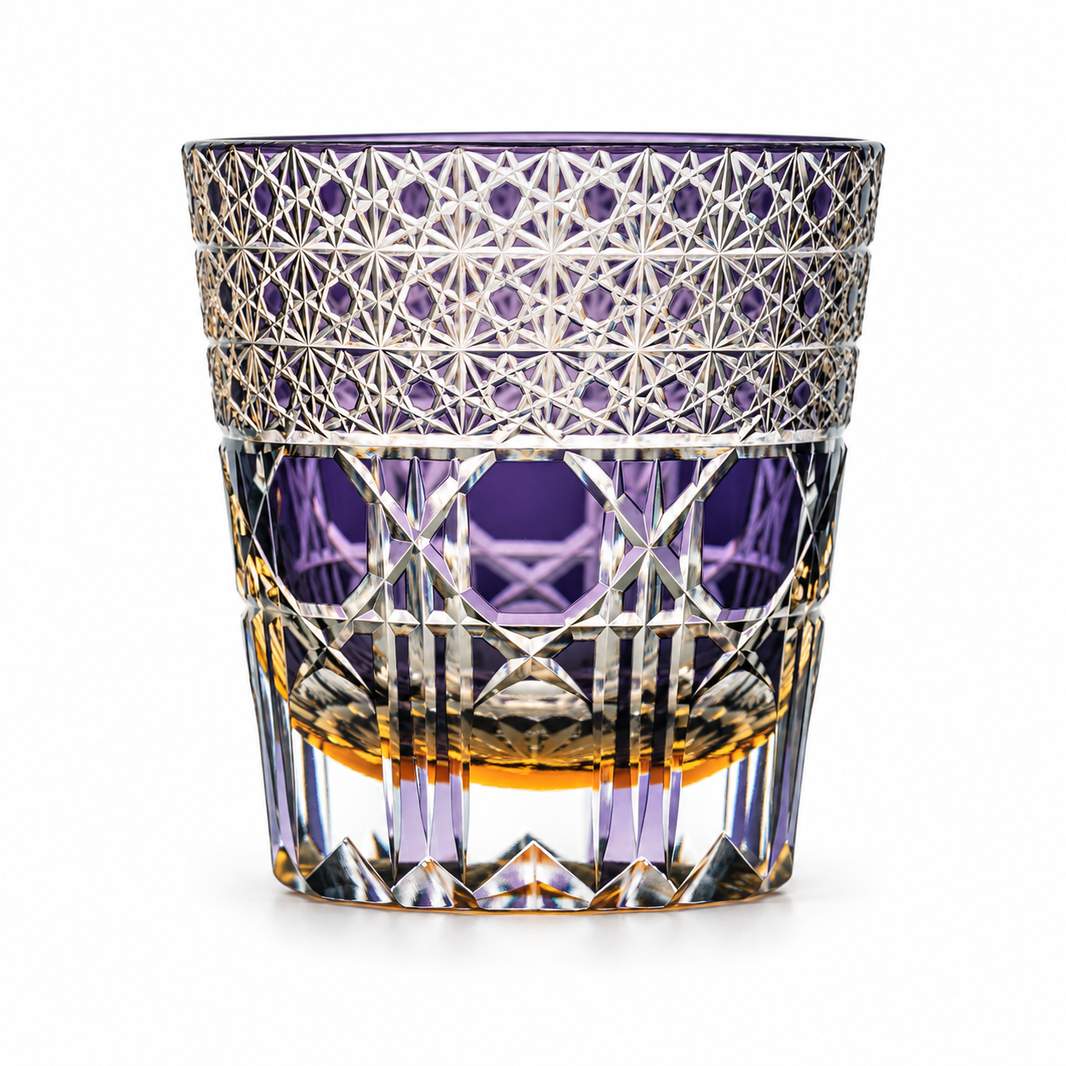 Jewel Crystal Glass — Purple — Single Glass
