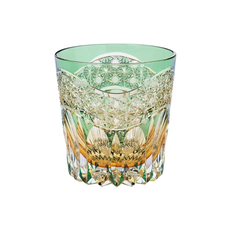 Emerald Radiance Crystal Glass
