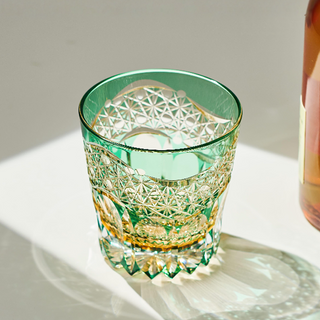 Emerald Radiance Crystal Glass