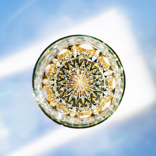 Emerald Radiance Crystal Glass