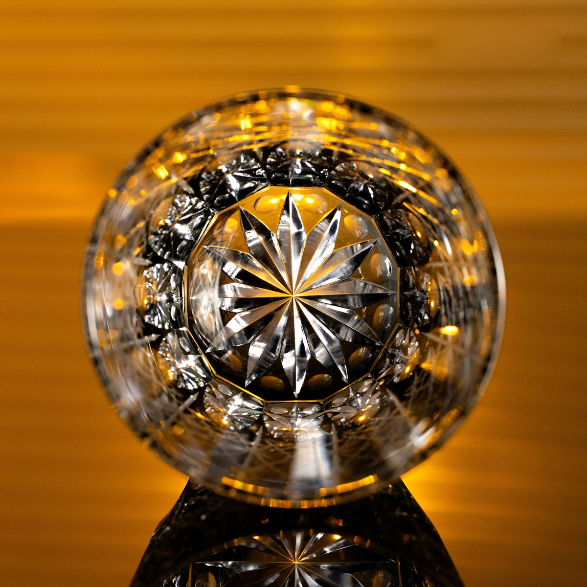 Flame Bloom Crystal Glass