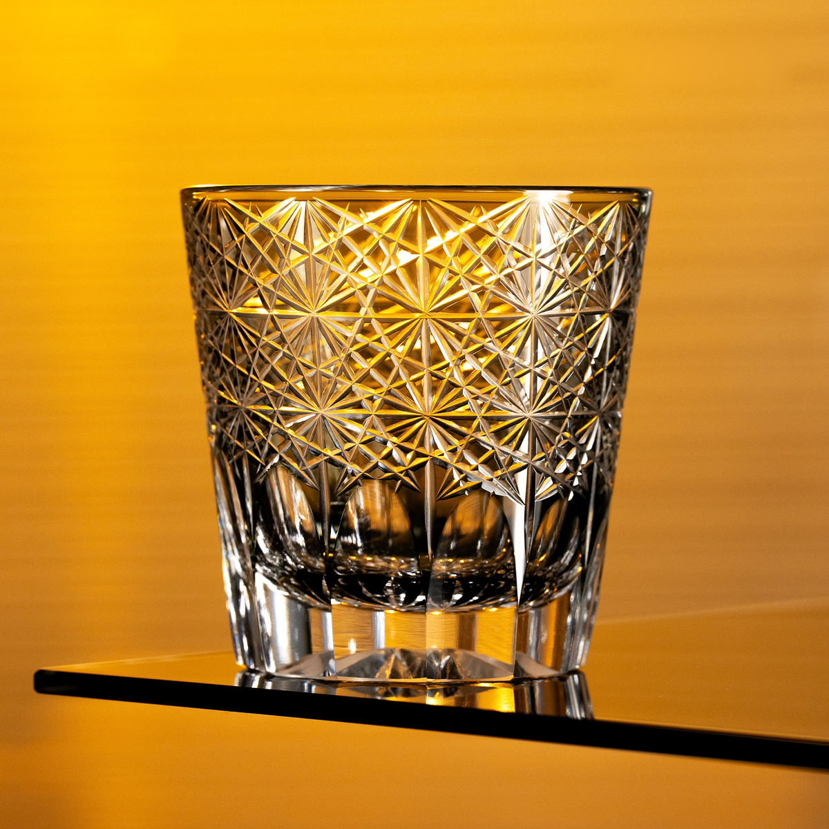 Flame Bloom Crystal Glass