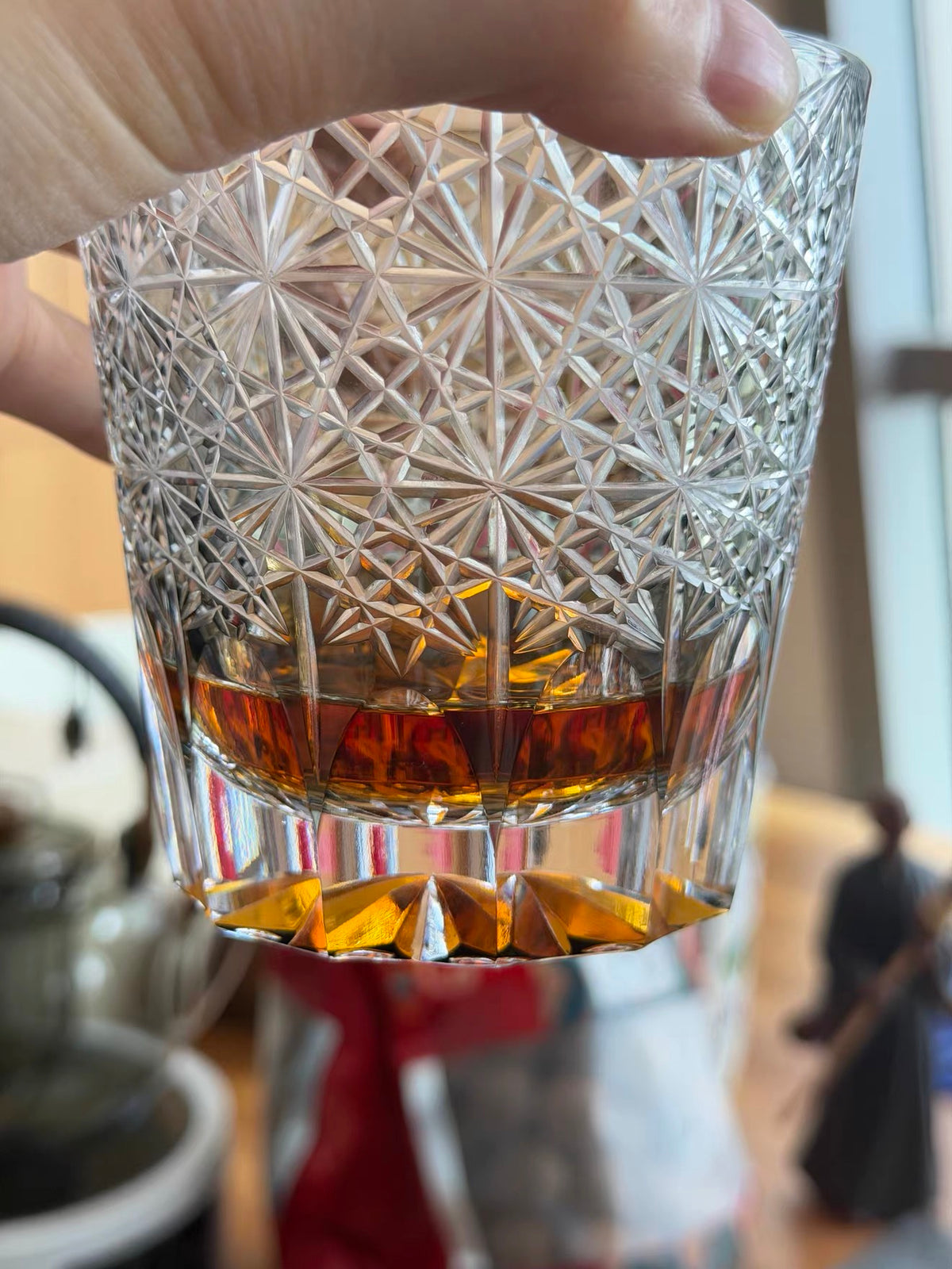 Flame Bloom Crystal Glass
