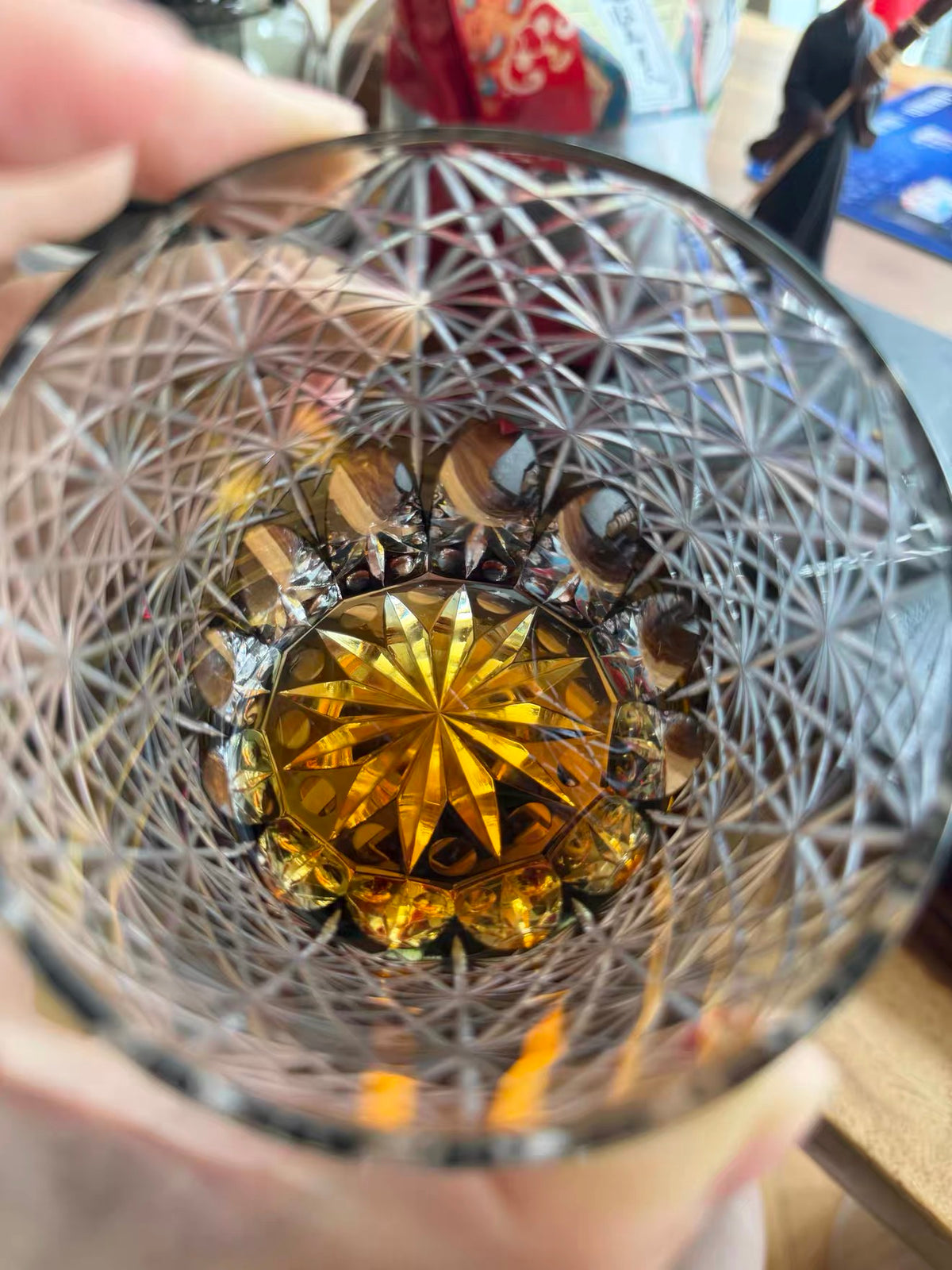 Flame Bloom Crystal Glass