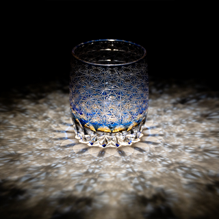 Gilded Daisy Crystal Glass