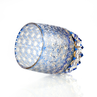 Gilded Daisy Crystal Glass