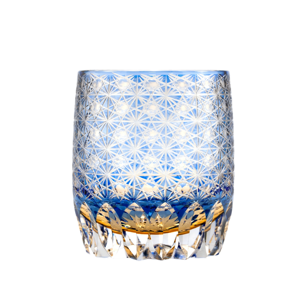 Gilded Daisy Crystal Glass