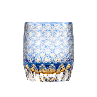 Gilded Daisy Crystal Glass