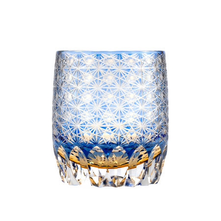 Gilded Daisy Crystal Glass