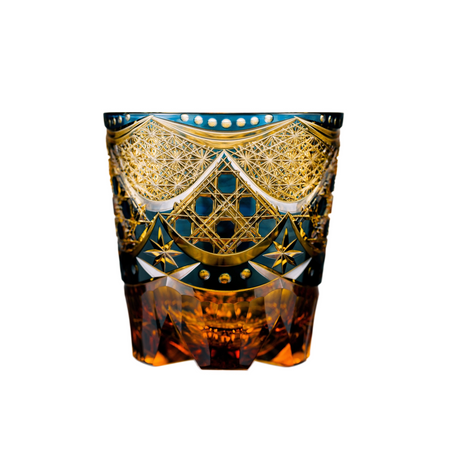Gilded Nocturne Crystal Glass