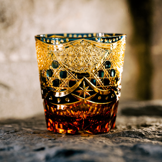 Gilded Nocturne Crystal Glass