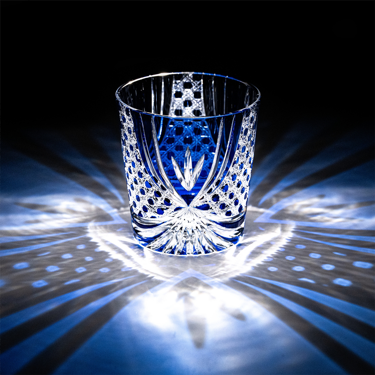 Indigo Zen Crystal Glass