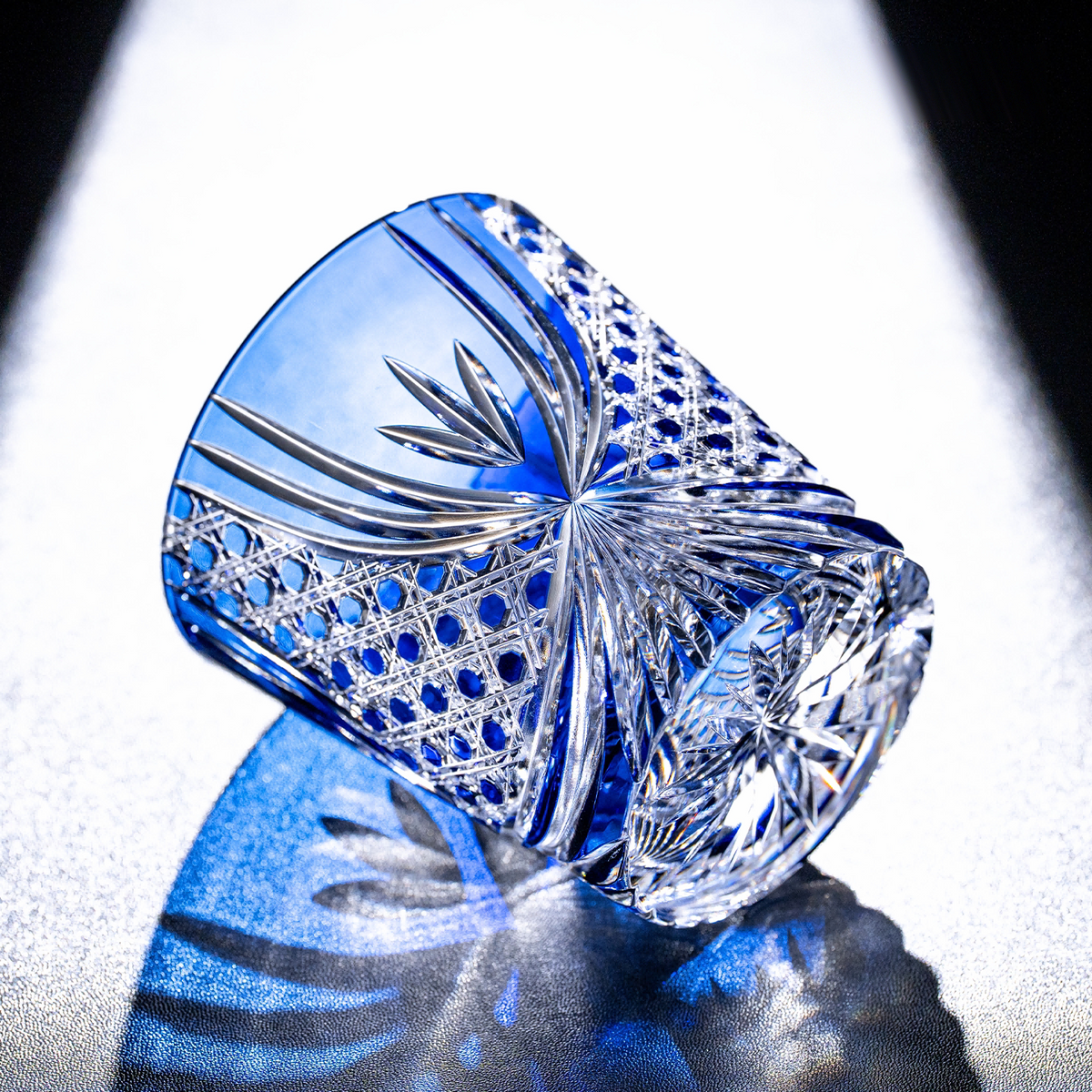 Indigo Zen Crystal Glass