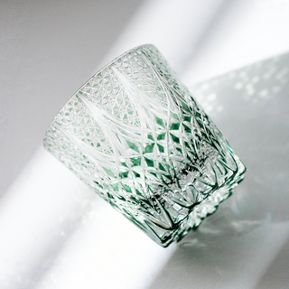 Jade Blossom Crystal Glass