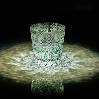 Jade Blossom Crystal Glass
