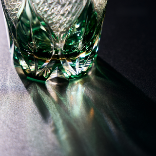 Jade Droplet Crystal Glass