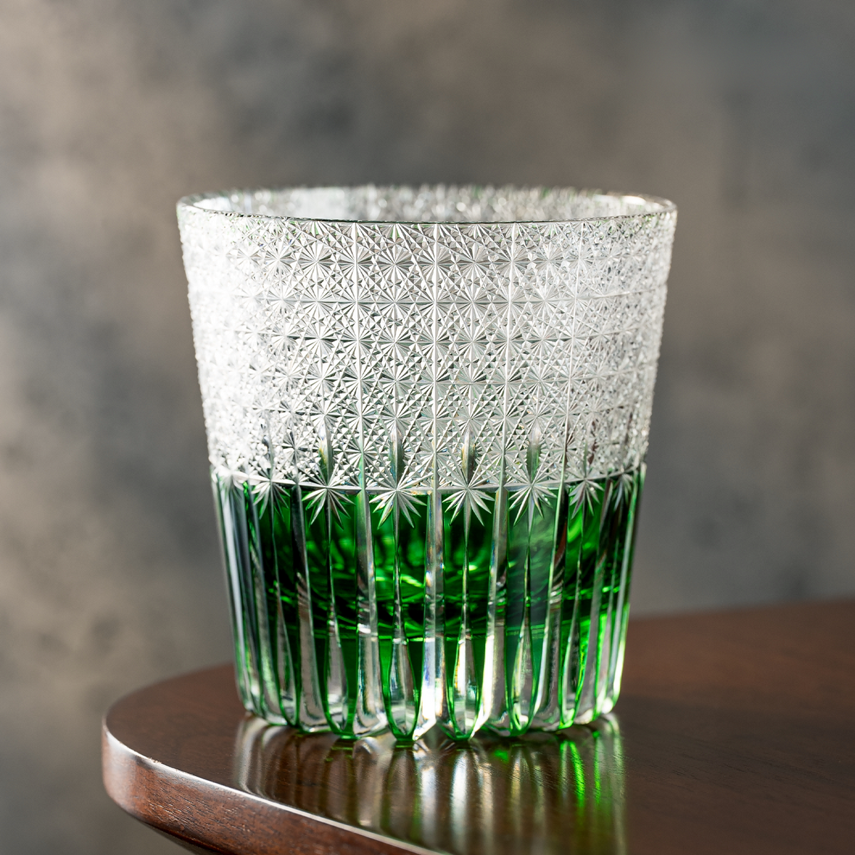 Jade Harvest Crystal Glass