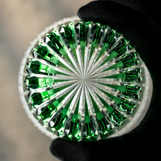 Jade Harvest Crystal Glass