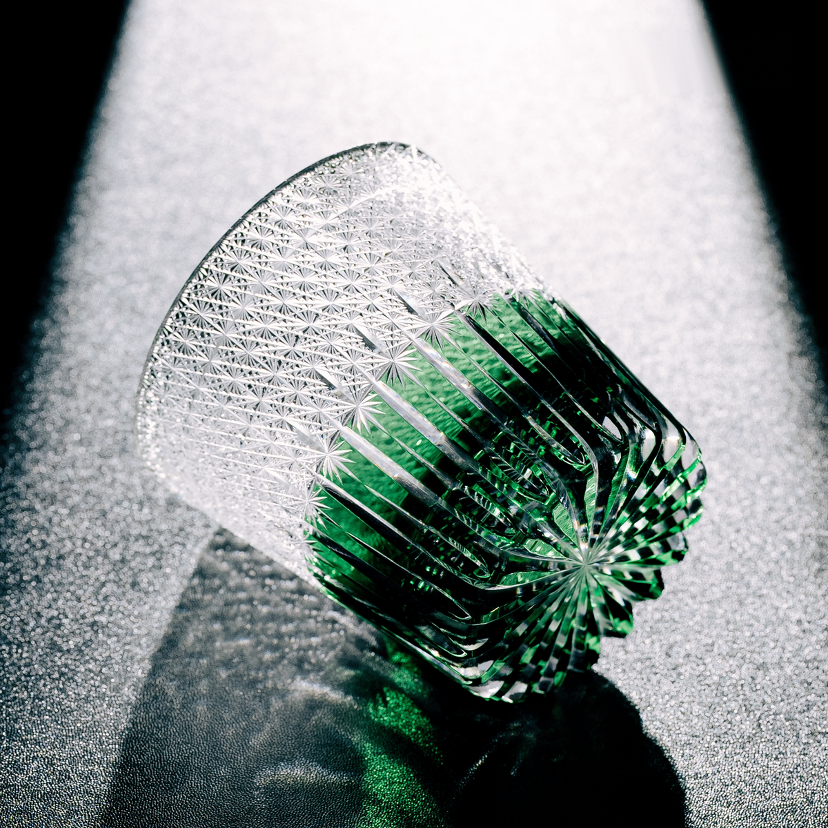 Jade Harvest Crystal Glass