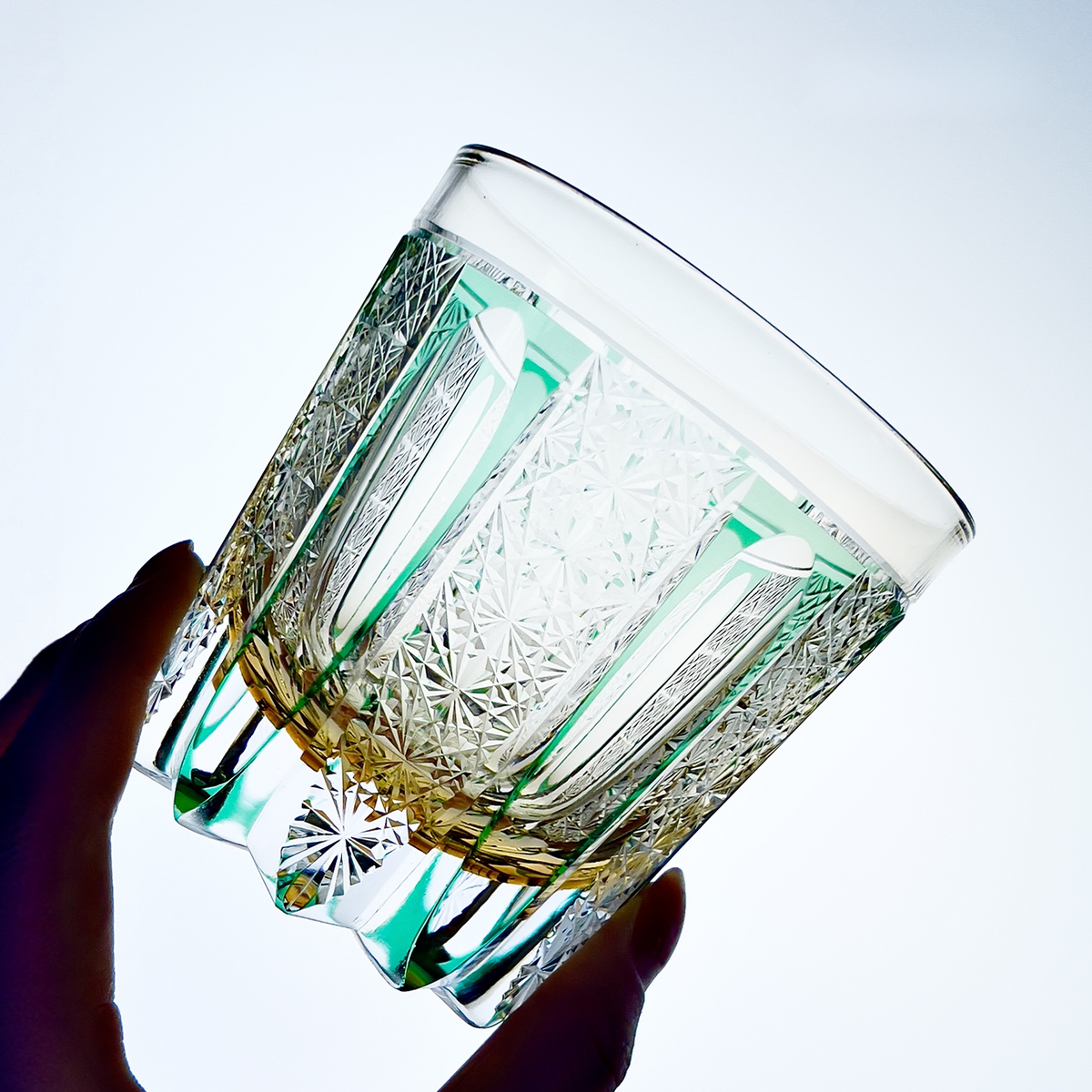 Jade Pillar Crystal Glass
