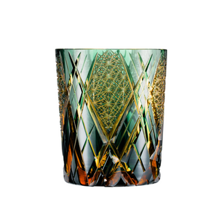 Jade Sunburst Crystal Glass
