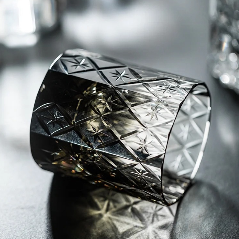 Midnight Starlight Crystal Glass
